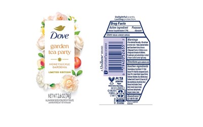Label (Garden Tea Party Honeysuckle Gardenia   Front And Back Label)